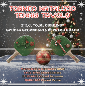Locandina Torneo Tennistavolo